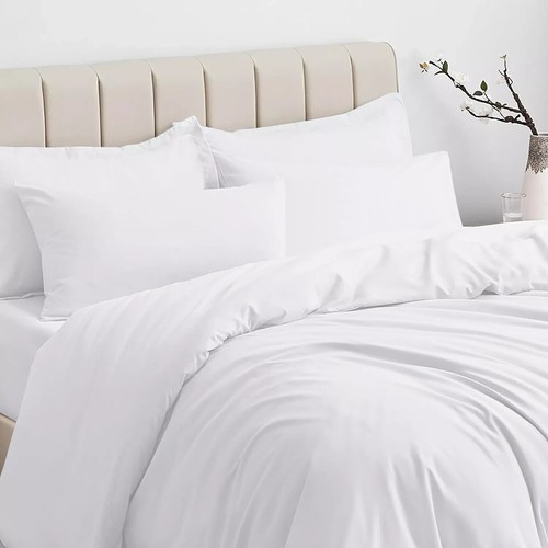 100% EGYPTIAN COTTON DUVET COVER SET BEDDING SETS SINGLE DOUBLE KING SIZE UK - Picture 33 of 47