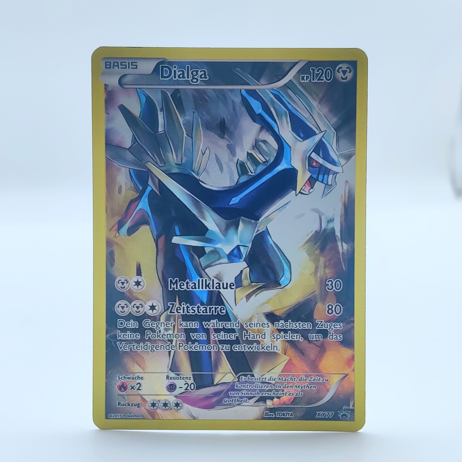 Pokemon TCG Karte - Dialga Alternative Art Black Star Promo  Deutsch XY77