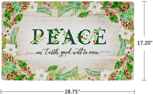Rubber Christmas Decorative Door Mats Holiday Welcome Mats for Front Door - Picture 7 of 23