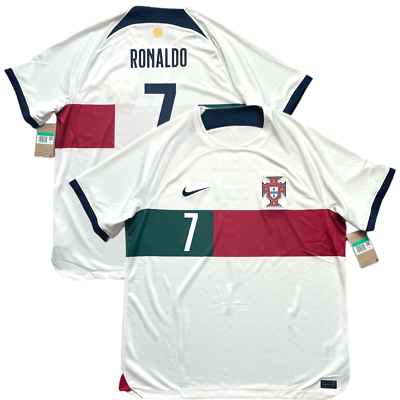 2022/23 Portugal Away Jersey #7 Ronaldo XL Nike World Cup Soccer