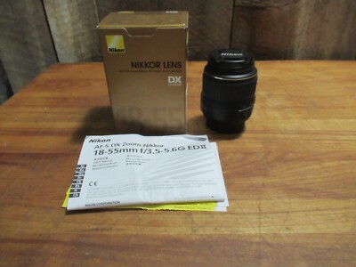 Nikon Zoom-NIKKOR 18-55mm f/3.5-5.6 AF-S DX G ED Lens