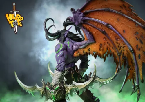 Hero Toys World of War Craft Demon Hunter Illidan Stormrage Figur Auf Lager Neu - Bild 11 von 12