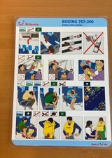 Britannia Boeing B757-200 Safety Card (TUI)