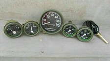 Willys Mb Jeep Ford Gpw Gauges Kit - Speedometertempoilfuel Ampere Olive