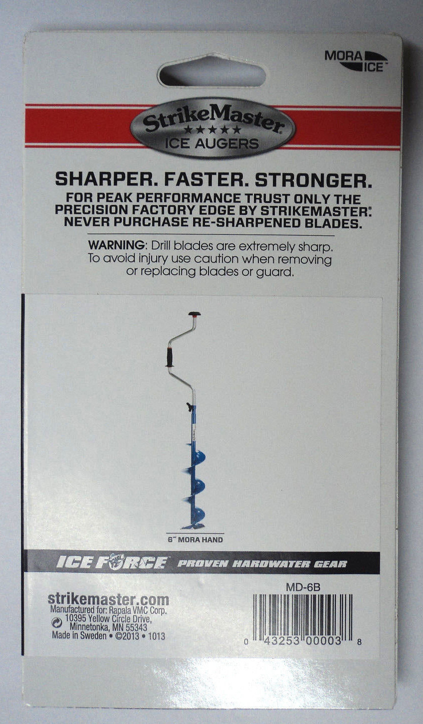 6" Mora Replacement Blades for Mora Auger (Blue Shaft) Made in Sweden #MD-6B