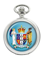 New Zealand Coat of Arms Pocket Watch