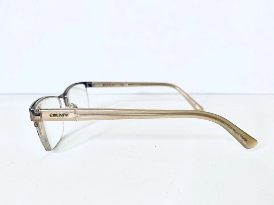 DKNY пистолет металлический золотой странник ОПРАВА W прозрачный желтовато-коричневый храм очки DY5648 53 18 140 - Изображение 2 из 4