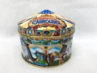 Vintage 1996 Hershey Park Carousel Tin Container Hometown Series Canister #13
