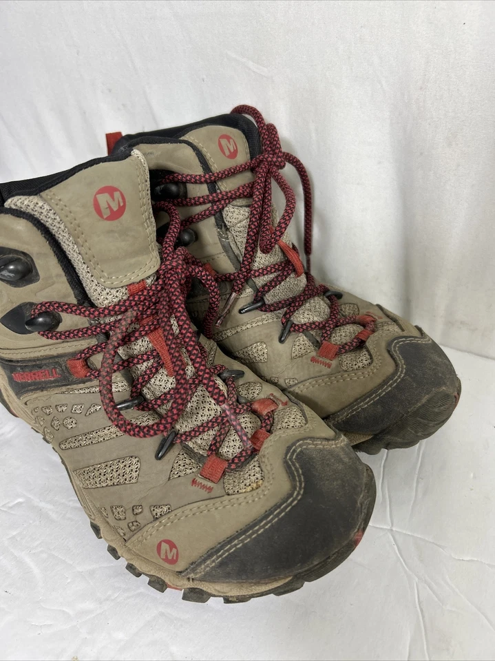 Туристические ботинки Merrell All Out Blaze Vent средние женские размер 7 коричневая кожа J32758 - Изображение 2 из 4