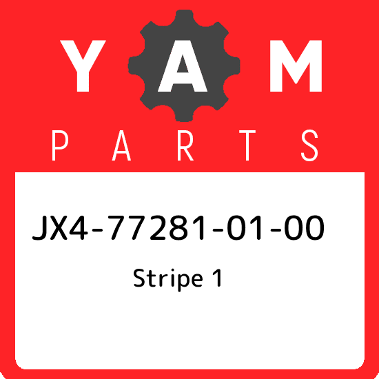 JX4-77281-01-00 Yamaha Stripe 1 JX4772810100, New Genuine OEM Part