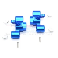GPM Racing Alum Front Knuckle Arms Blue : Kraton / Outcast / Notorious