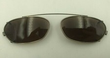 Vintage Atomic Reaction 010 Gunmetal Oval Clip-On Sunglasses Eyeglasses China