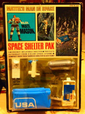MAJOR MATT MASON SPACE SHELTER PAK MOC OLD STORE STOCK 6321
