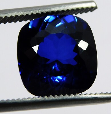 10.00 Ct Natural Arkansas Blue Benitoite Radiant Cut  Rare Gems Certified