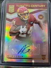 Antonio Gibson 2020 Panini Chronicles Elite Turn of the Century Auto 085/299