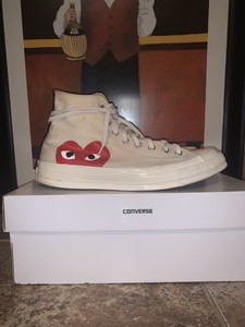 hidden heart high top sneaker