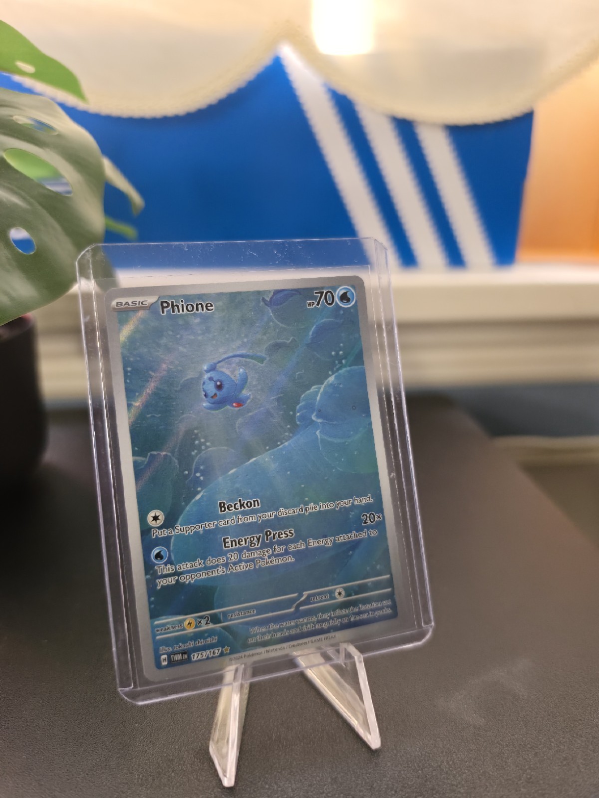Phione Pokémon TCG Sv06 Twilight Masquerade Card #175/167 NM Condition