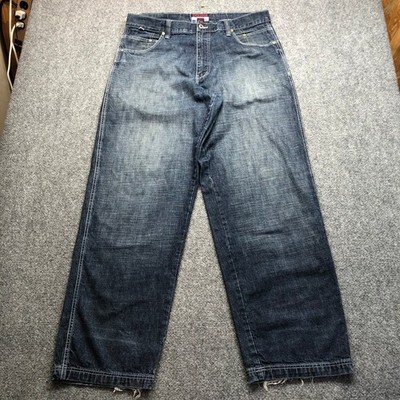 Evolution Nineteen Seventy Two Denim Extra Baggy Jeans Dark Wash 38x34Y2K