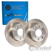 2X Rap Bremsschieben 238Mm Voll Vorne Passend FüR Renault 5 Rapid Super Twingo |