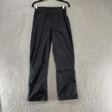 Columbia Rain Pants Mens XS Black Waterproof Nylon Rain Outdoor XS Reg