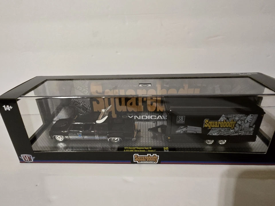 2025 M2 Machines Haulers Chevy Chevrolet Squarebody Syndicate Set Of 3 - Image 3 of 4