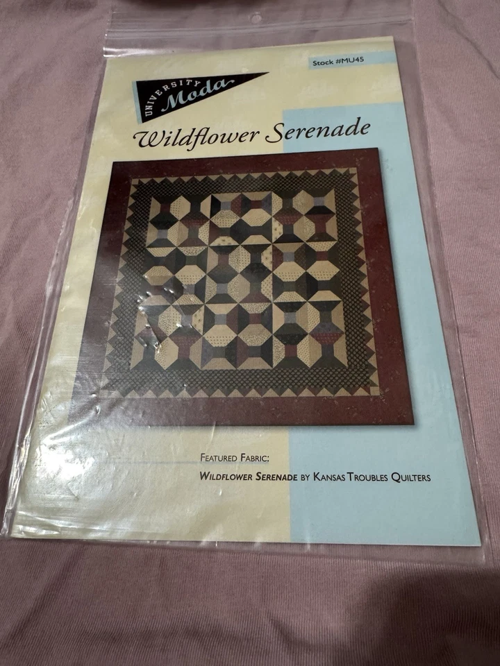 "Wildflower Serenade" by Moda University #MU45 76x76" Quilt Pattern - Image 2 of 4