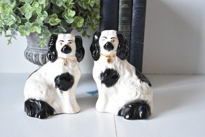 Vintage Mantle Dogs Beswick King Charles Spaniel Dog Wally Dog No. 1378-6