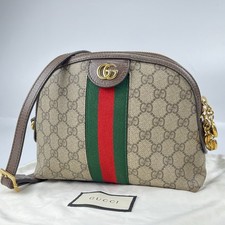 Borsa a tracolla Gucci Ophidia GG Supreme Web Stripe marrone autentica Giappone