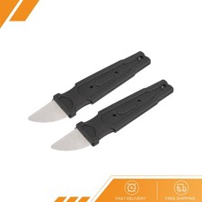 2pcs Ultra Thin Spudger Opening Pry Bar Tool Stainless Steel Curved Blade Repair