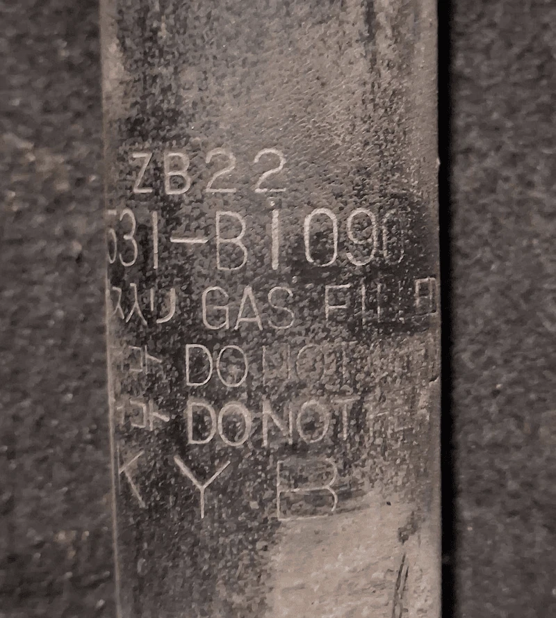 48531B1040 Ammortizzatore post. SX DAIHATSU SIRION 2a Serie 1.3 16V Ber. - Immagine 3 di 4