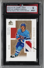 2022-23 SP Game-Used Retro Reno Rookie Patch Gold Arber Xhekaj 33/35 !! KSA 9