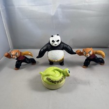McDonald's Happy Meal Toy Kung Fu Panda PO, Tigress and Master Viper - Lot of 4