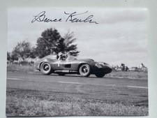 Bruce Kessler - Formula 1 - autografo originale - dimensioni 16 x 12 cm