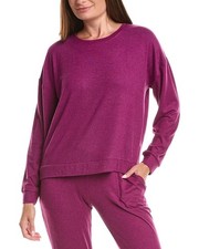 Sanctuary Women s 2pc Top Jogger Pajama Lounge Set Size L Purple Stretch Knit