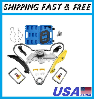 #ad Timing Chain Kit with Water Pump Camshaft Holding Tool with Timing Alignment $246.99