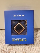 ZINA Digital Photo Viewer Keychain W USB Cable/ Holds up to 56 Photos - NEW