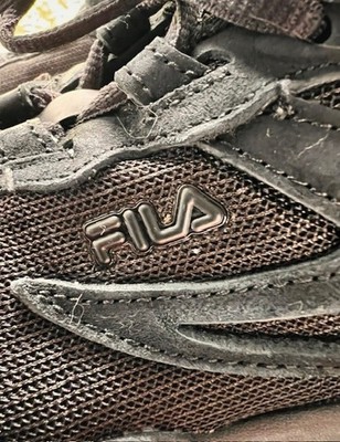 Fila Ray Racer Trainers Black Uk size UK