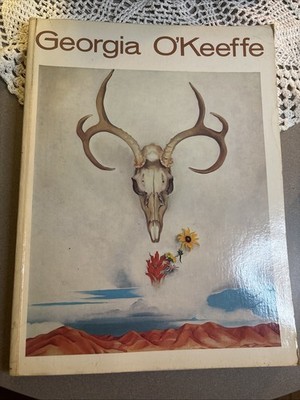 Vintage 1976 Georgia O'Keefe Paperback Coffee Table Art Book Paperback First Ed