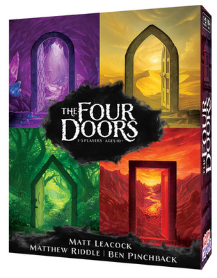 The Four Doors Card Game Happy Camper HCG-2005 Family Solo Matt Leacock 4