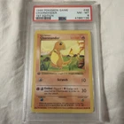 1999 Pokémon Charmander 46/102 Base Set Shadowless 1st Edition PSA 8