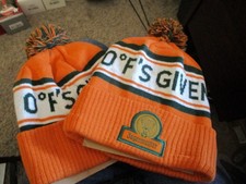 LOT OF 2 TWO Jagermeister Zero F's Given Winter Beanie Hat Pom Pom NEW 2025