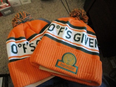 LOT OF 2 TWO Jagermeister Zero F's Given Winter Beanie Hat Pom Pom NEW 2025