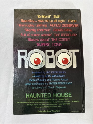 Robot by Jan Pienkowski Pop Up Book 1ST Ed 1981 HB RARE Collectible Vintage - Picture 2 of 10