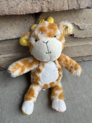 Make Believe Ideas Giraffe Plush Sensory Snuggables Lovey Yellow Tag Baby MINT!