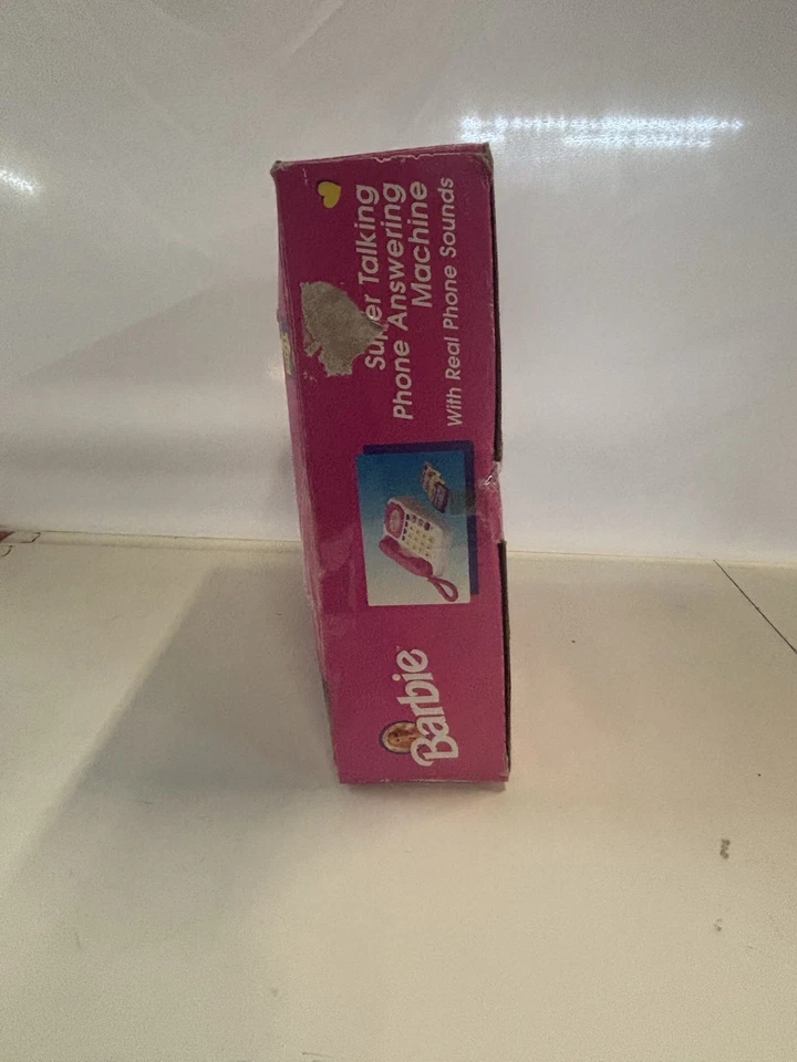 Barbie Super Talking Phone Answering Machine 1996 Tested And Working with tapes! - Image 3 of 4