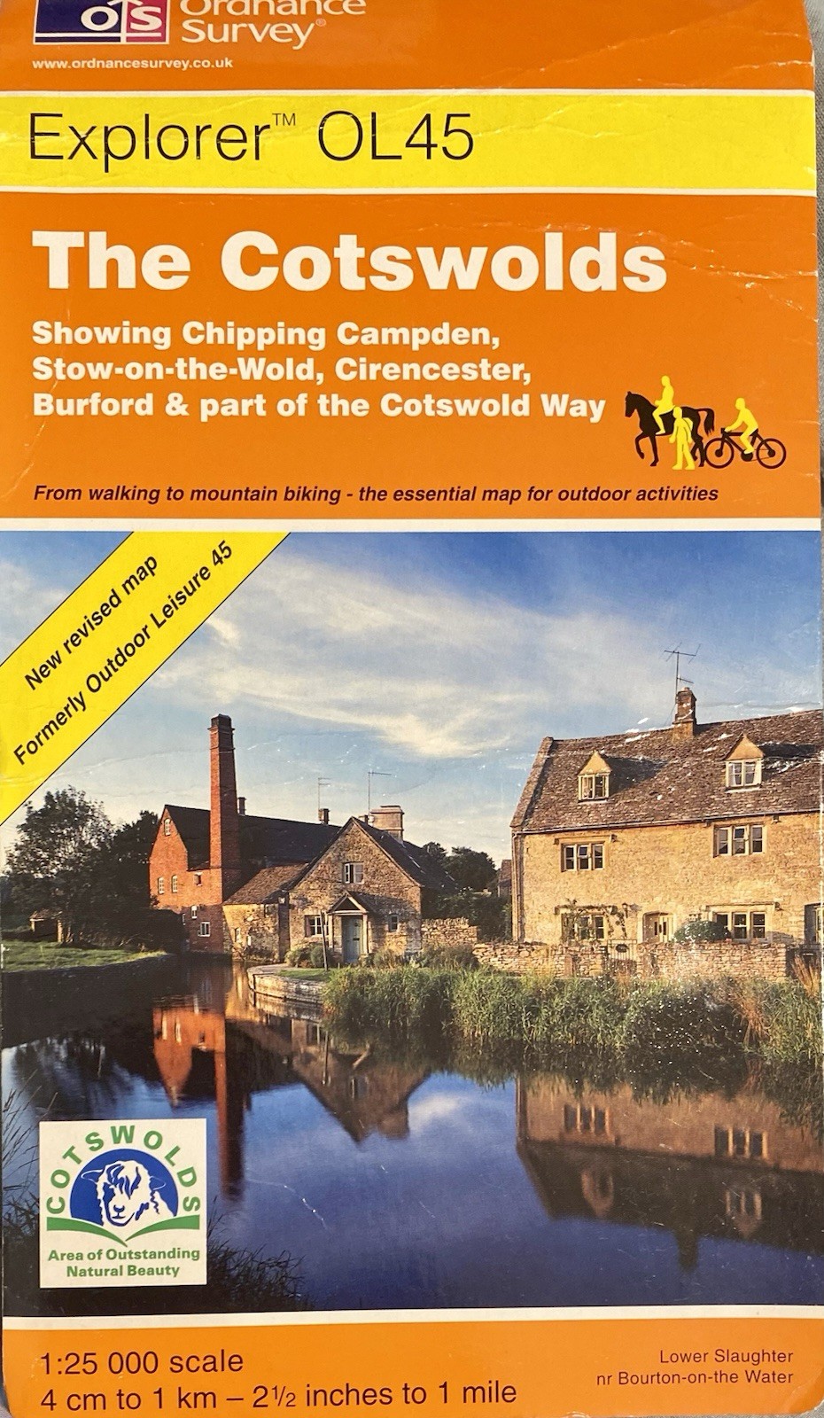 OS Explorer Map OL45  The Cotswolds 2002 Bourton Shipston Moreton Stow…Wold