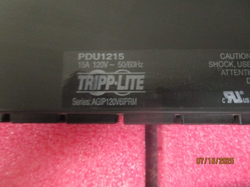 Tripp Lite PDU1215 15A 120V 50/60Hz 12 Slot PDU Surge Protector ULB2-26 - Afbeelding 6 van 8
