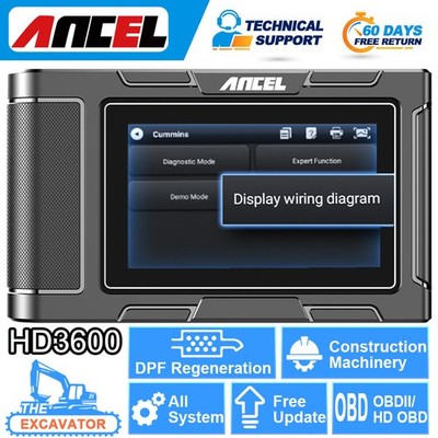 All System Heavy Duty Truck Scanner DPF Regen Diagnostic Tool Diesel Code Reader