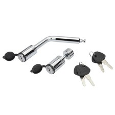 Steel Locking Boomerang Hitch Pin W/Coupler Lock - Fits 1/2 in. and 5/8 in. Rece