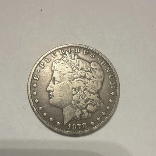 1878 Morgan Silver Dollar $1 Coin - Circulated, Uncertified Morgan Dollar